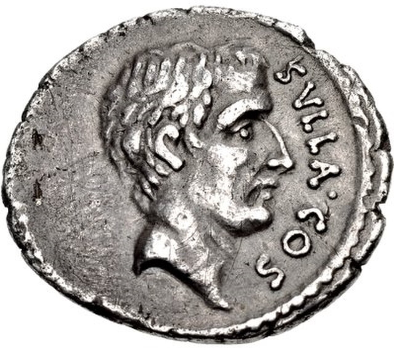 Q. Pompeius Rufus, denarius, 54 BC, RRC 434-1 (Sulla only).jpg