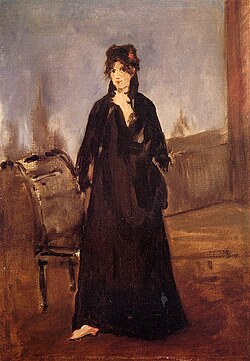 Berthe Morisot au soulier rose (1872) – Édouard Manet, Hiroshima Museum of Art