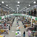 A Menards store with two floors