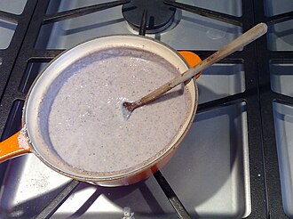 blue corn atole porridge