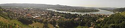 A panoramic view of Condrieu