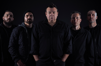 Daysend in 2025. L–R: Jason Turnbull, Aaron Bilbija, Simon Calabrese, Michael Kordek, Mat Piccolotto