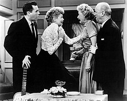 Television became a central feature of daily life during the Golden Age of Television, with popular shows such as I Love Lucy, The Honeymooners, The Ed Sullivan Show, Gunsmoke, Lassie, The Lone Ranger, Leave It to Beaver, Father Knows Best, Howdy Doody, and The Adventures of Ozzie and Harriet.
