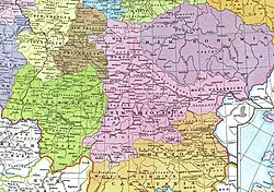 The region of modern Upper Austria within the Stem Duchy of Bavaria in the 11th century