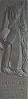 Edith Stein in a relief by Heinrich Schreiber in the Church of Our Lady in Wittenberg, Germany
