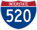 Interstate 520 marker