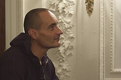 Köner after a performance at Goethe-Institut Boston (2010)