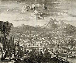A later view of Damascus sketched by Olfert Dapper