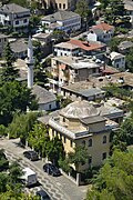 Aerial view of the former mosque