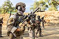SF operator with his FN SCAR-L rifle.