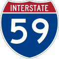 Interstate 59 marker