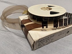 Negative 16mm microfilm reel