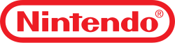Nintendo's logotype, in red.