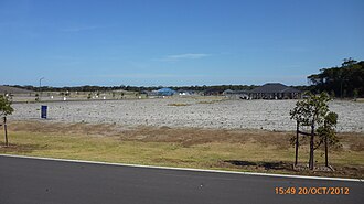 New housing subdivision works at Fern Bay
