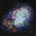 Image of Crab Nebula from HST