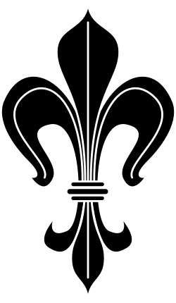 Stylized Lily used in heraldry