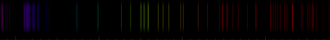 Color lines in a spectral range