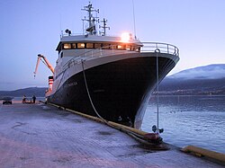Arctic Warrior freezer trawler working out of Hull, England
