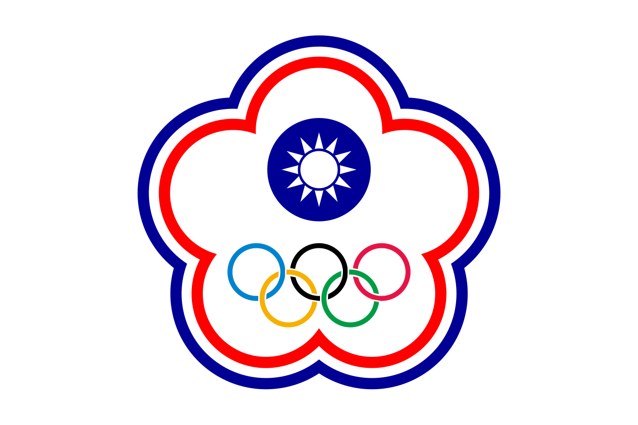 Flag of Chinese Taipei (Olympics; 1986–2010).svg