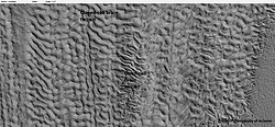 Open and closed-cell brain terrain, as seen by HiRISE, under HiWish program.