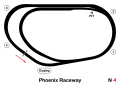 Actual track layout with moved S/F-line