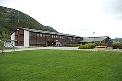 View of the village community centre
