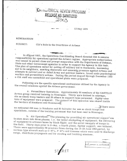 Photograph of redacted CIA document from 1975