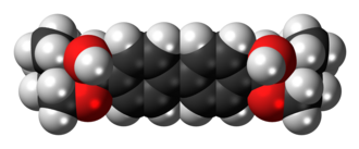 Space-filling model of the hemicholinium-3 cation