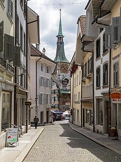 Zeitglockenturm and Barfüssergasse