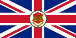 Flag of the governor of Gibraltar (1939–1982)