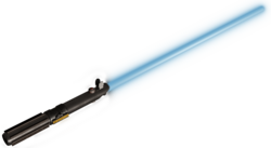 Lightsaber with blue beam