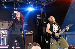 Collibus performing at Download Festival in 2014