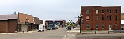 Commercial businesses on Broadway