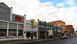 Downtown Pomeroy in 2018
