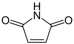 Structural formula of maleimide