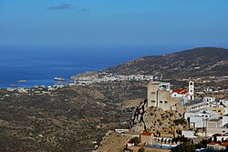 View of Menetes and Pigadia