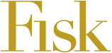 Fisk in gold letters