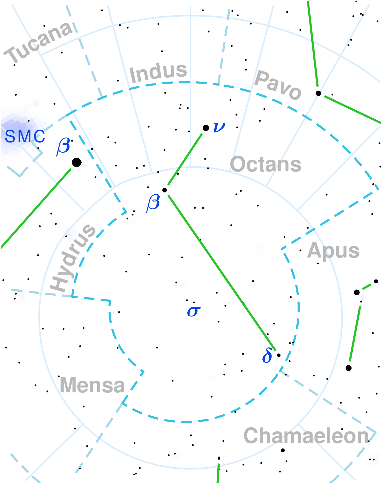 Octans constellation map.svg