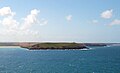 Stepper Point (with Gunver Head to the right) viewed 'end on' from Pentire Point.