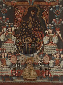 Christ Carrying the Cross, called "The Lord of the Fall", made in Cusco, ca. 1770–75, at the Metropolitan Museum of Art.