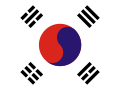 Flag of Korean protestors used during the March First Movement (1919)[f]