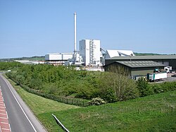 Biomass plant in Scotland.
