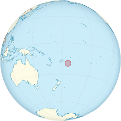 Location of Tonga