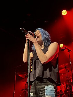 K.Flay performing in November 2022