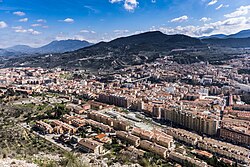 Panoramic view of Alcoi, Alicante Province