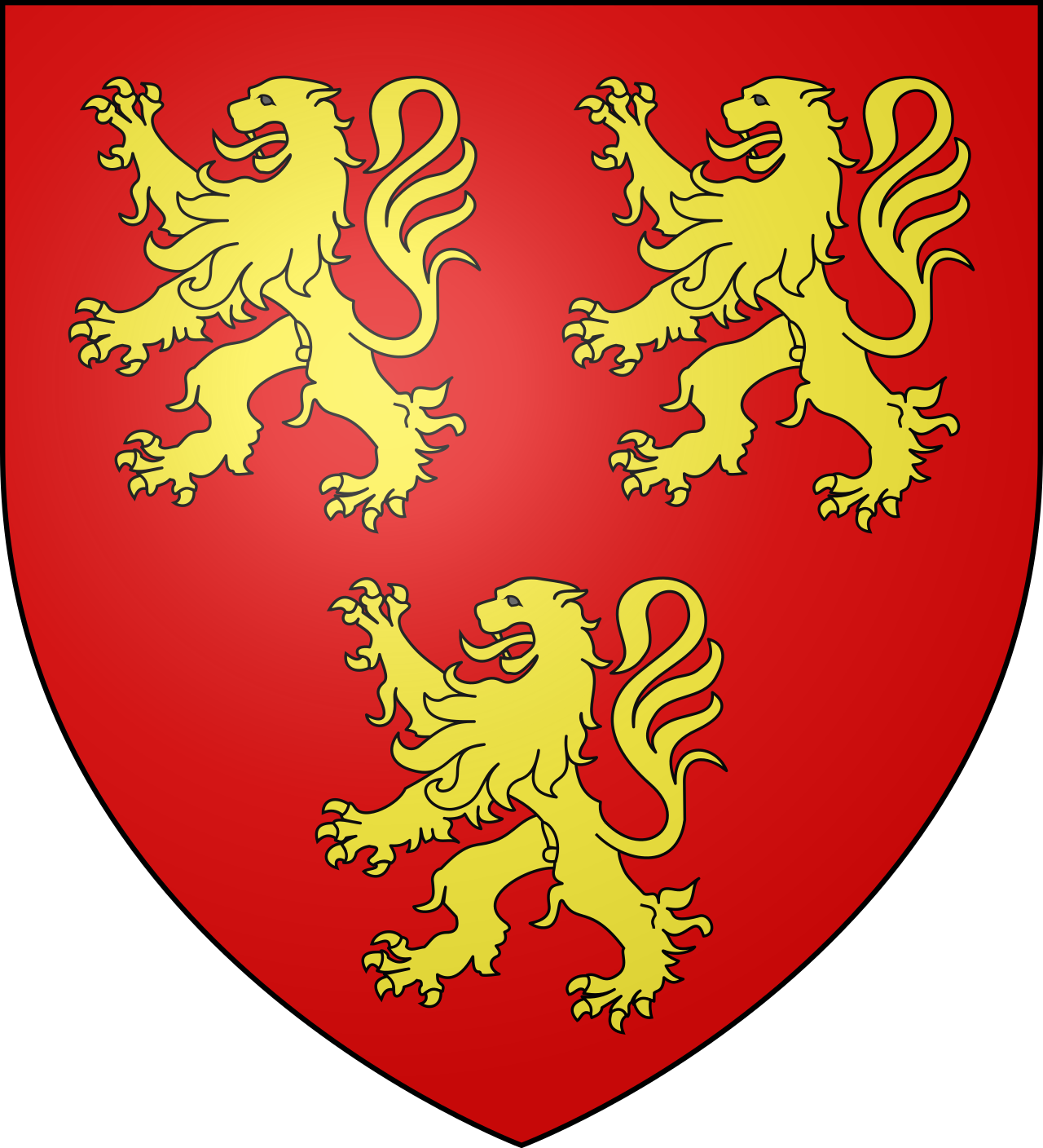 Arms of Peter FitzHerbert (d.1235).svg