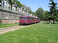 A VT 98 on the harbour railway in Frankfurt